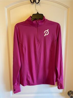 NWT - Peloton Women's half Zip Jacket - Bright Pink